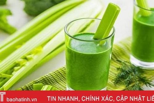 Dùng nước ép cần tây, nhiều người tự 'rước bệnh' vào người