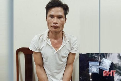Công an Can Lộc khởi tố đối tượng tàng trữ trái phép chất ma túy