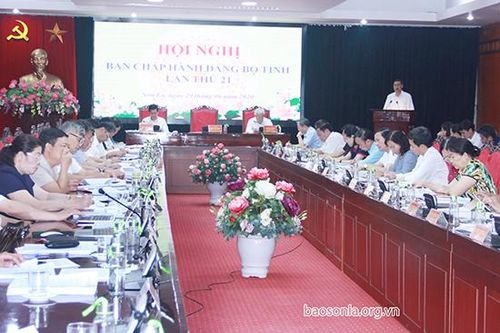 Hội nghị Ban Chấp hành Đảng bộ tỉnh lần thứ 21