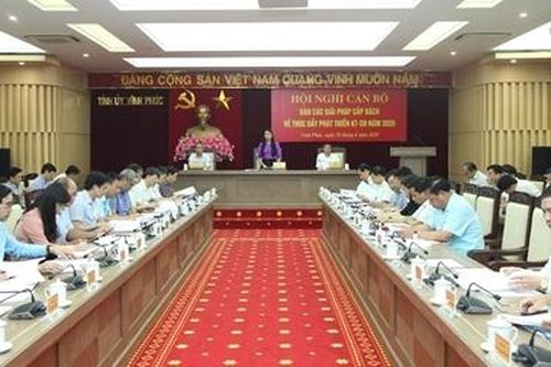 Vĩnh Phúc đẩy nhanh tiến độ giải ngân vốn đầu tư công