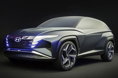 Hyundai Tucson 2021 lộ thiết kế nội thất với màn hình cảm ứng cỡ lớn