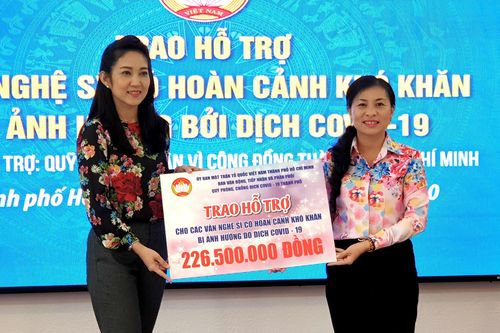 TPHCM hỗ trợ văn nghệ sĩ lớn tuổi khó khăn