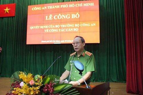 Đại tá Lê Hồng Nam giữ chức vụ Giám đốc Công an TPHCM từ ngày 1-7-2020