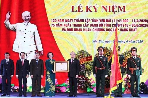 Kỷ niệm 120 năm thành lập, Yên Bái đón nhận Huân chương Độc lập hạng Nhất