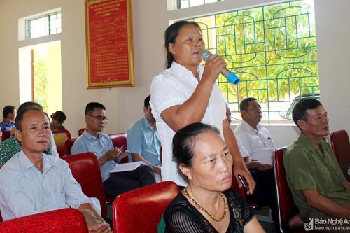 Cử tri huyện Anh Sơn kiến nghị nhiều vấn đề liên quan đến đời sống dân sinh