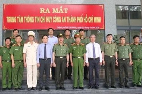 Ra mắt Trung tâm Thông tin chỉ huy Công an TP Hồ Chí Minh