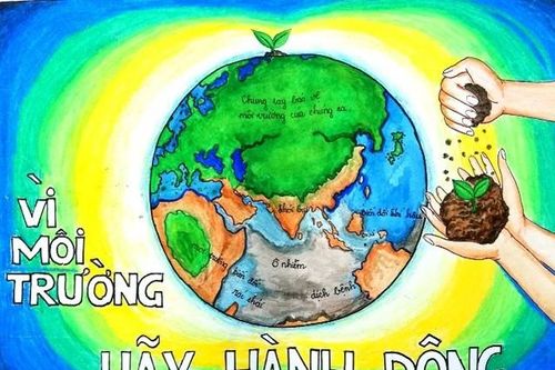 Sáng tác tranh cổ động tuyên truyền bảo vệ môi trường