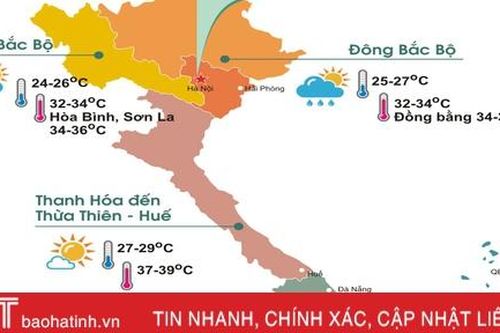 Bắc Bộ kết thúc nắng nóng, Hà Tĩnh còn đến khi nào?