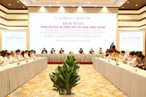 Công bố 6 dịch vụ công trên Cổng Dịch vụ công quốc gia