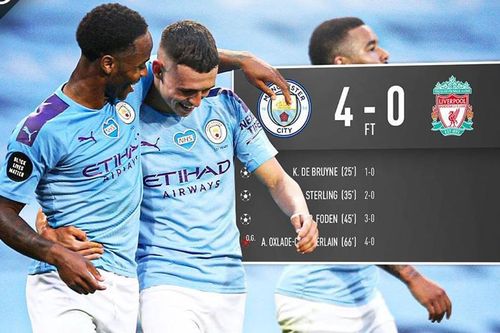 Man City 'vùi dập' nhà tân vô địch Liverpool