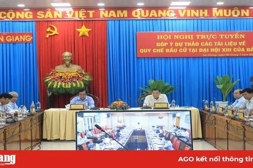 Góp ý dự thảo các tài liệu về quy chế bầu cử tại Đại hội XIII của Đảng