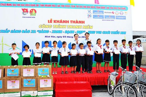 Khánh thành công trình thanh niên tại xã Ninh Vân