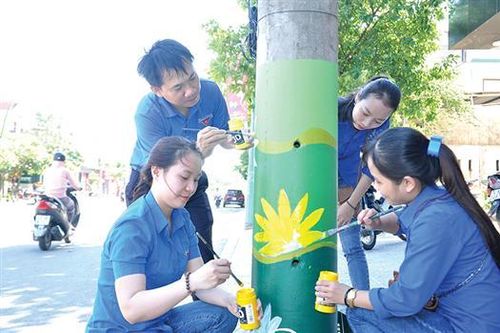 Góp sức trẻ dựng xây thành phố