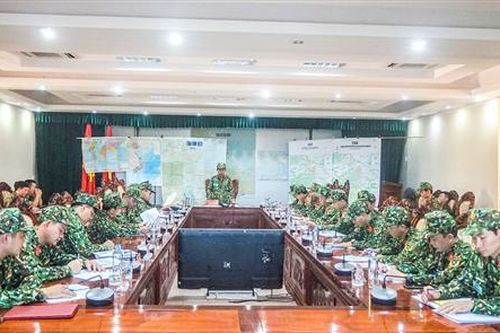 Diễn tập chỉ huy- Tham mưu 1 bên 2 cấp
