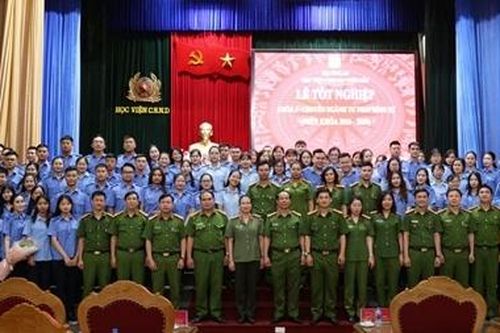 Ngành Tư Pháp hình sự, Học viện CSND tổ chức lễ tốt nghiệp cho sinh viên