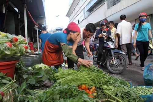 Rau xanh, hải sản nóng theo thời tiết