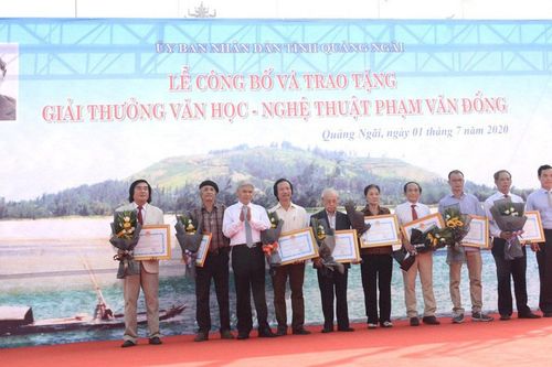 48 tác phẩm, công trình đoạt Giải thưởng Văn học - Nghệ thuật Phạm Văn Đồng