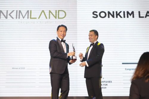 SonKim Land vinh dự nhận Giải thưởng 'Môi trường làm việc tốt nhất Châu Á 2020' tại VN