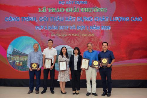 PECC1 dành 3 giải thưởng gói thầu xây dựng chất lượng cao