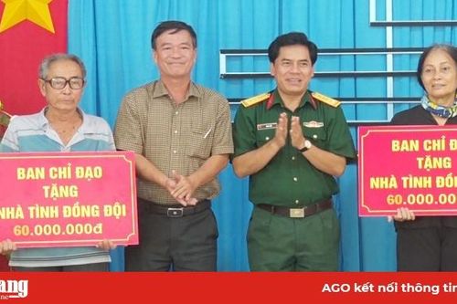 Thêm 2 căn nhà Tình đồng đội được xây dựng