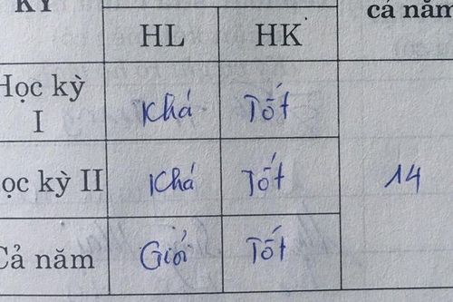 Hai học kỳ loại khá, cuối năm vẫn giỏi, dân mạng ngã ngửa khi '30 chưa là Tết'
