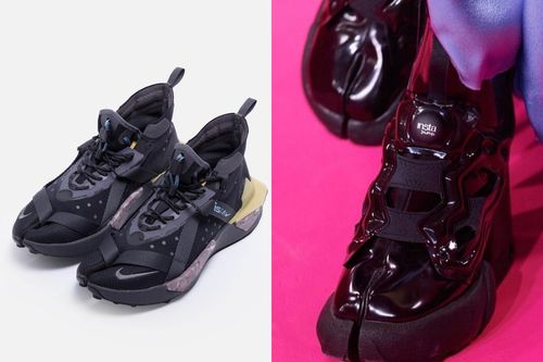 Nike gây tranh cãi với mẫu giày tách ngón bắt chước Maison Margiela