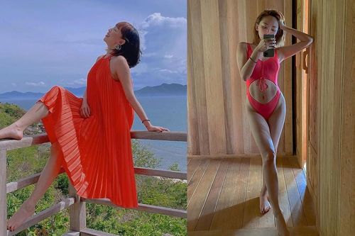 'Ngông' như Tóc Tiên: mặc đồ bơi khoét ngay bụng gián tiếp phủ nhận bầu bí