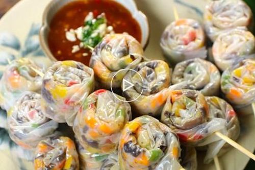 Cuối tuần làm món bánh tráng lụi Tây Nguyên 'thần thánh' theo cách sau, nó là món ăn vặt tuyệt hảo
