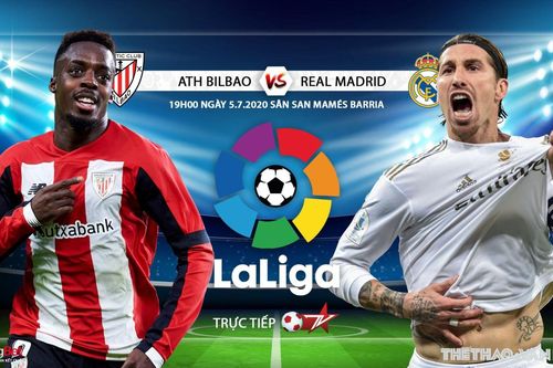 Soi kèo bóng đá Bilbao vs Real Madrid. Trực tiếp bóng đá Vòng 34 La Liga. BĐTV