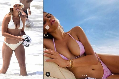 'Gà cưng' của tạp chí áo tắm danh tiếng Sports Illustrated nóng bỏng ở biển