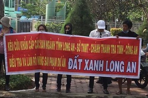 Chuyển hồ sơ cho công an điều tra sai phạm của Đất Xanh Long An