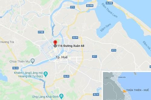 Di tích 2 cổng gạch là cửa đặt pháo trấn giữ kinh thành Huế