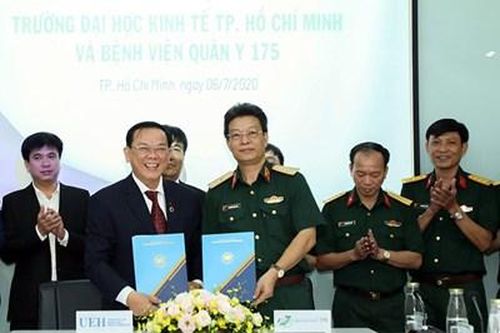 Bệnh viện Quân y 175 (Bộ Quốc phòng) và Trường Đại học Kinh tế TP Hồ Chí Minh ký kết hợp tác toàn diện