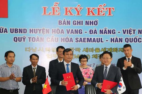 Ký kết triển khai dự án xây dựng mô hình Nông thôn mới Saemaul