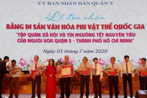 Công nhận 'Tập quán xã hội và tín ngưỡng Tết Nguyên tiêu của người Hoa' là Di sản văn hóa phi vật thể quốc gia