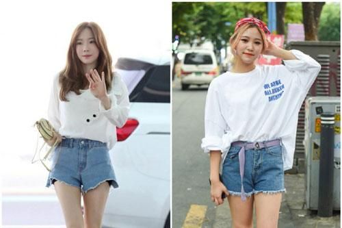 Năng động ngày hè với áo thun, quần short và denim
