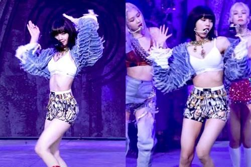 Black Pink gầy gò, lộ xương sườn trên sân khấu comeback