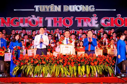 Đoàn viên Công ty Nhôm Lâm Đồng được tuyên dương Người thợ trẻ giỏi toàn quốc