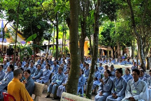 Khóa tu an lạc tại tổ đình Thiên Ấn, chùa Bà Đa