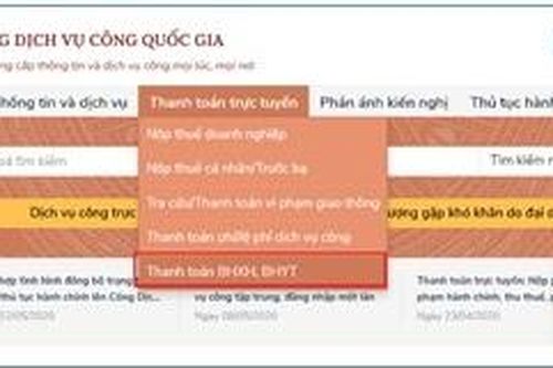 Cách gia hạn thẻ BHYT và đóng BHXH tự nguyện trên Cổng dịch vụ công Quốc gia