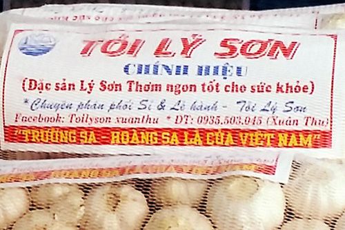 Tỏi Hoàng Sa qua biên giới