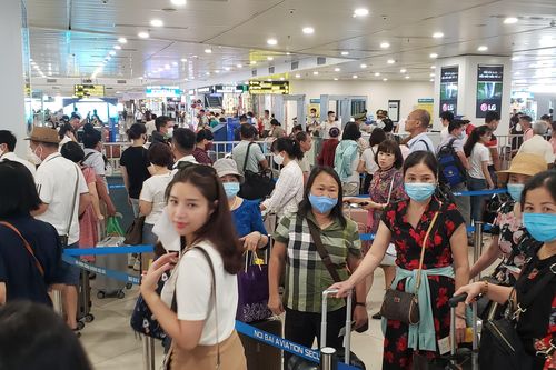Tình trạng ùn ứ khu vực làm thủ tục hàng không tại sân bay Nội Bài, Tân Sơn Nhất gia tăng