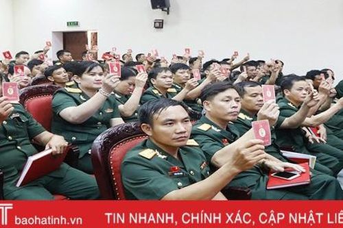 Đảng ủy Quân sự Hà Tĩnh thực hiện tốt công tác chuẩn bị và tổ chức đại hội Đảng