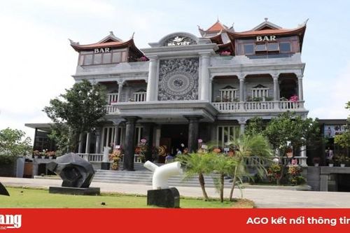 Đặc sắc biệt thự xây dựng bằng đá tại Ninh Bình