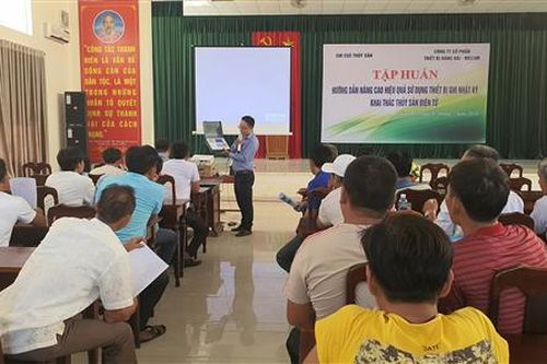 Hướng dẫn sử dụng thiết bị ghi nhật ký khai thác thủy sản điện tử