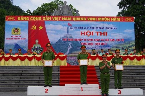 Tổ chức thành công Hội thi thể thao nghiệp vụ CC&CNCH vòng loại khu vực I