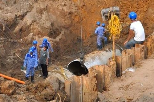 Đường ống nước sông Đà lại gặp sự cố, hàng vạn hộ dân phía Tây Hà Nội bị mất nước sinh hoạt