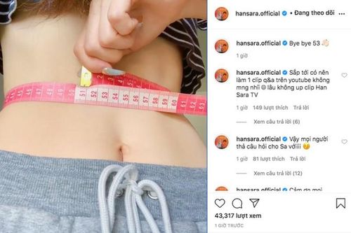 Han Sara cán mốc vòng eo con kiến chỉ 50,5cm bằng cách nào?