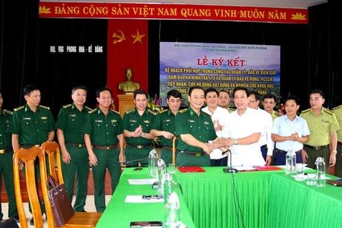 Phối hợp phòng chống cháy rừng Vườn Quốc gia Phong Nha - Kẻ Bàng
