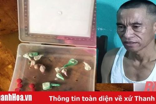 Công an huyện Quan Hóa bắt đối tượng tàng trữ trái phép các chất ma túy
